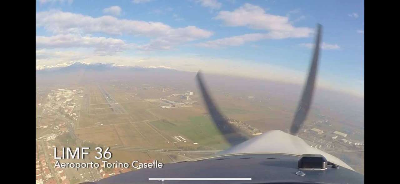Approaching rwy 36 at Torino Caselle