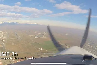 Approaching rwy 36 at Torino Caselle