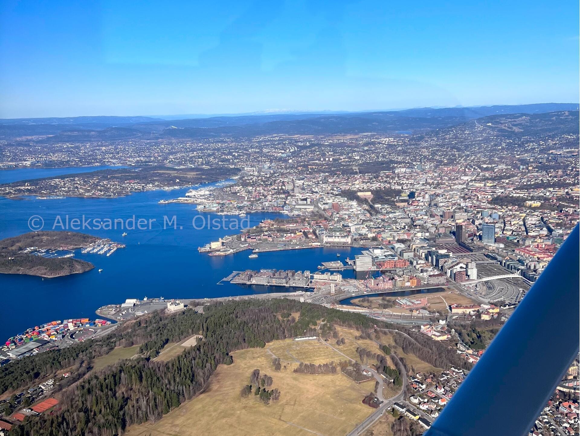 Discover Oslo and the Oslofjord from the air
