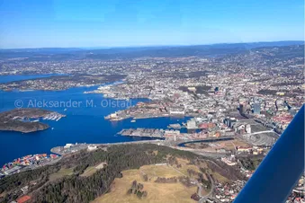 Discover Oslo and the Oslofjord from the air