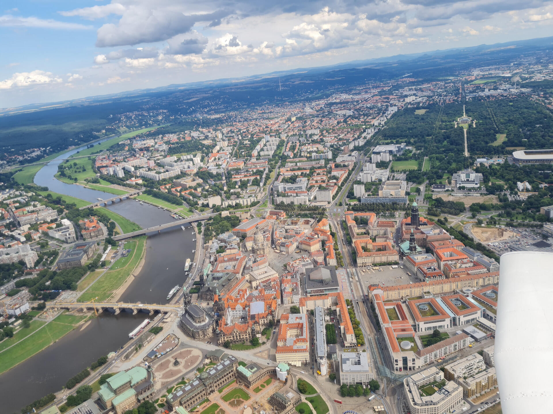 Das Zentrum von Dresden Altstadt