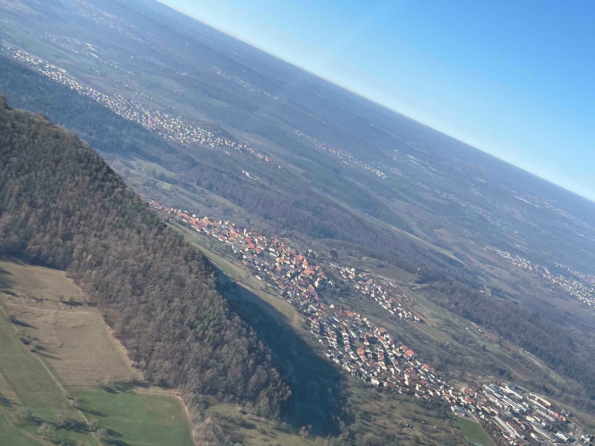 Flugroute nach Wunsch