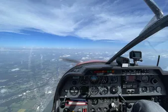 Lokaler Rundflug über das Münsterland