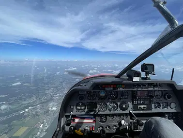 Lokaler Rundflug über das Münsterland