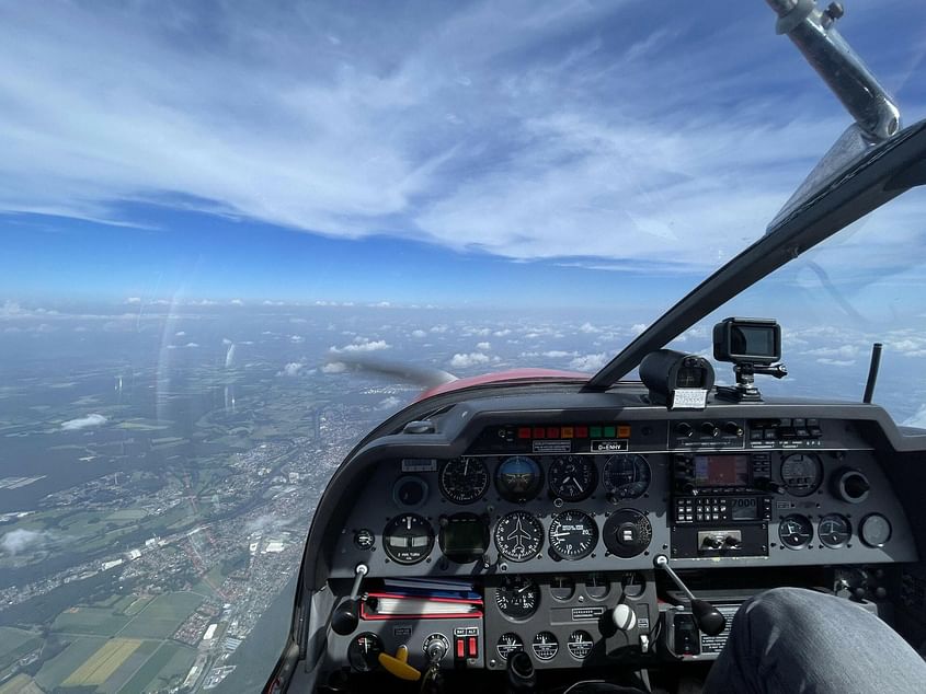 Lokaler Rundflug über das Münsterland