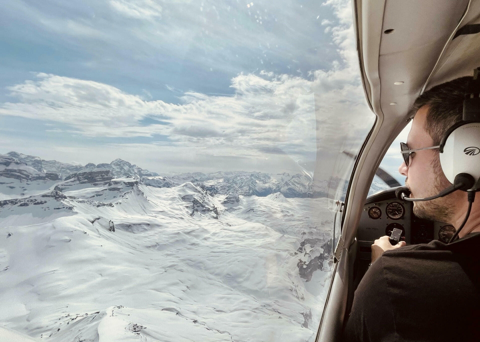 Gerade im Winter ist dieser Rundflug sehr empfehlenswert!