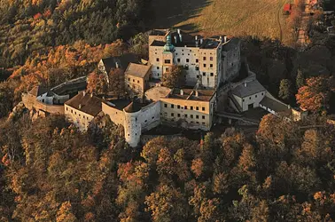 Buchlov mountains from the sky