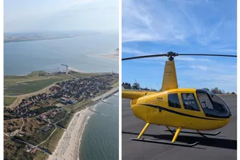 Tagesausflug mit dem Hubschrauber nach Langeoog am 06.08