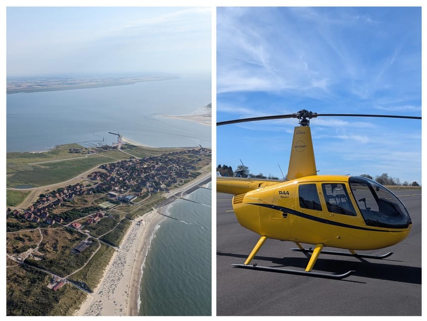 Tagesausflug mit dem Hubschrauber nach Langeoog am 06.08