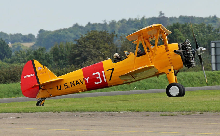 (1h) Rundflug in einer 450HP Boeing Stearman