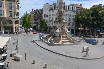 Flying to Reims in the Champagne Region in France