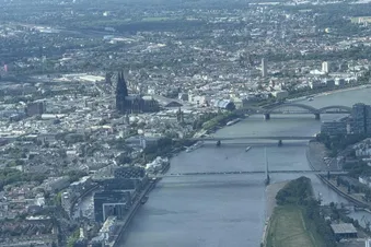 Überflug Rhein