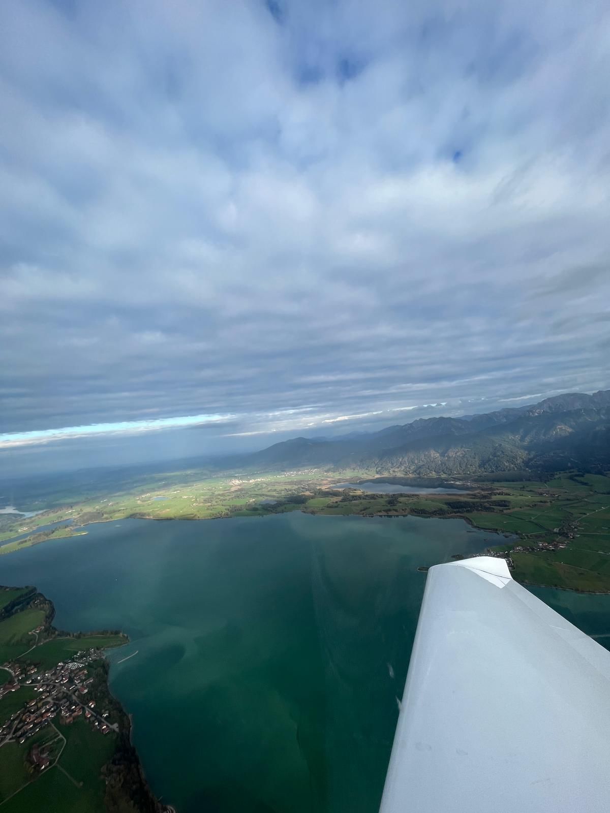 Bodensee to Neuschwanstein Castle with Alps view