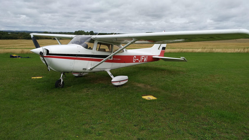 Fowlmere airfield to Felixstowe flight (1hr45)