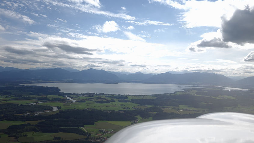 Rundflug Chiemsee - Alpen