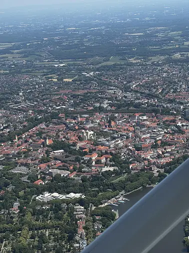 Unvergesslicher Rundflug über Münster
