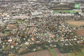 Tour de Pau par le Sud en avion