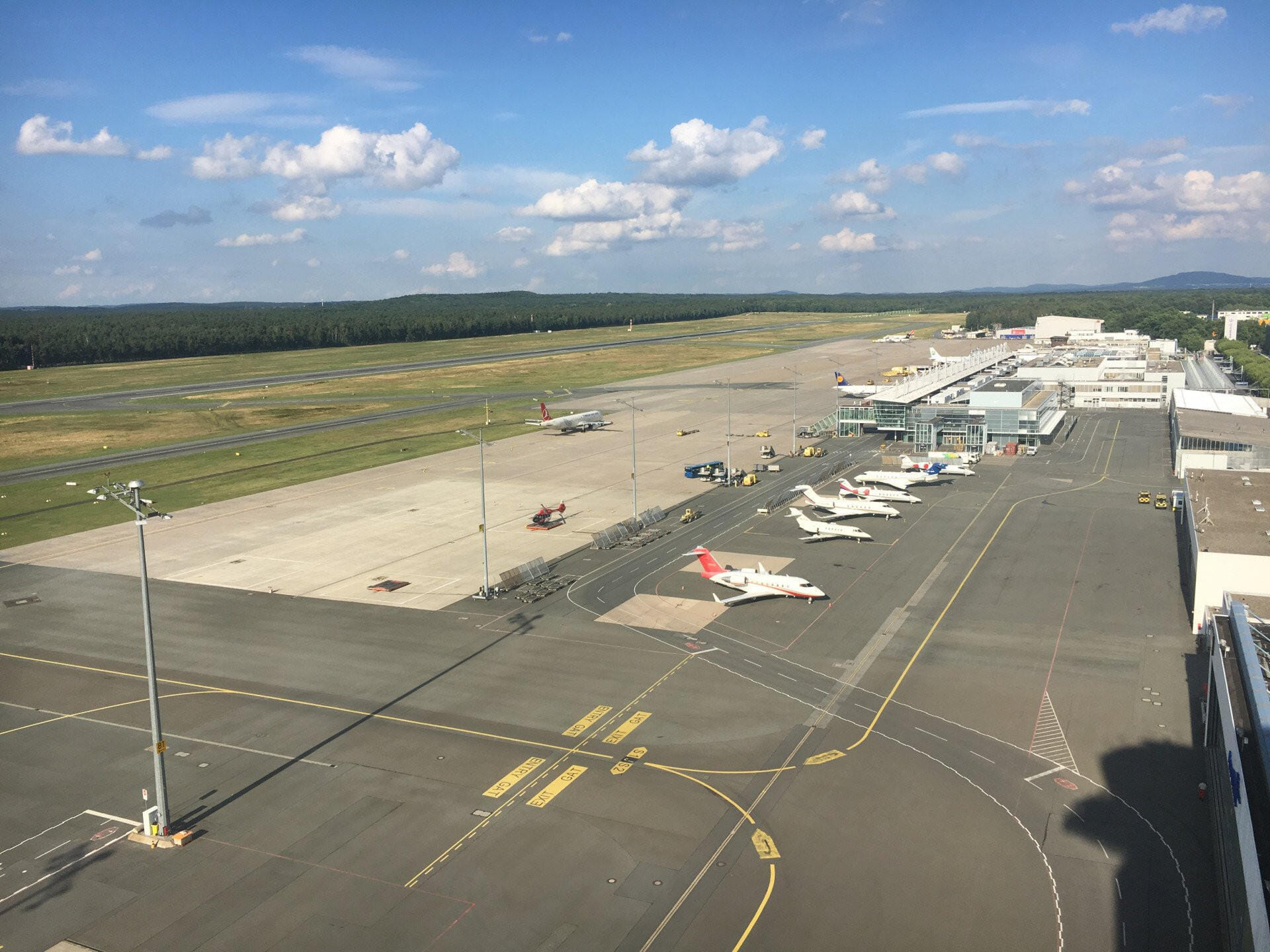 Blick vom Tower EDDN