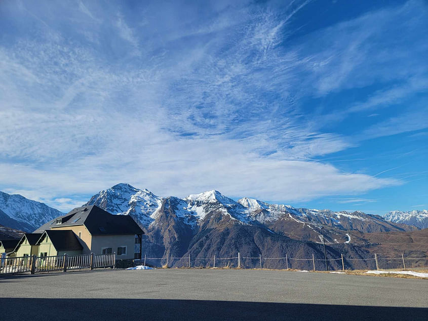 Pique nique à la montagne