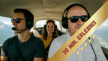 Rundflug- Erzgebirgsrundflug 30 min für bis zu 3 Personen