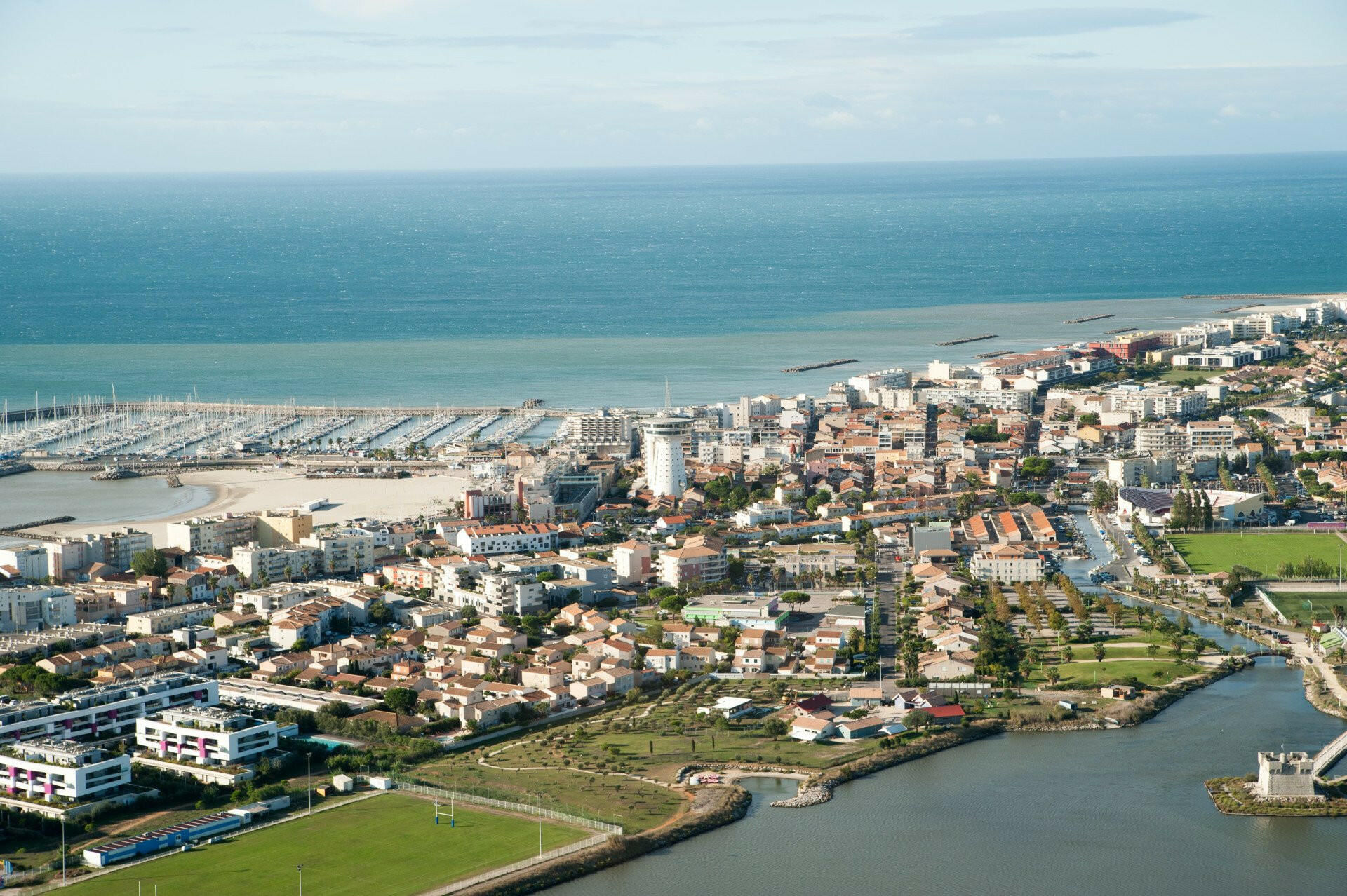 Vol Hélico - La Grande Motte, Palavas et Sète par la côte