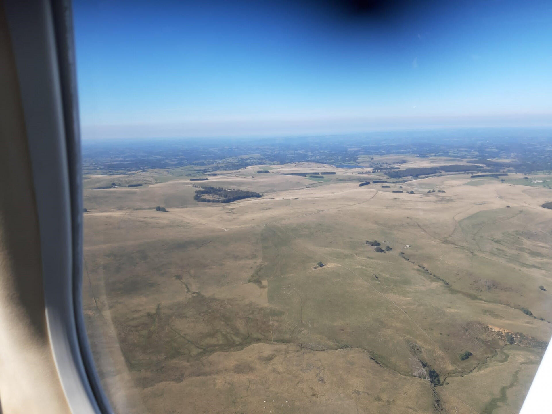 vue aérienne du plateau