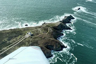 Vue aérienne de la Pointe du Raz
