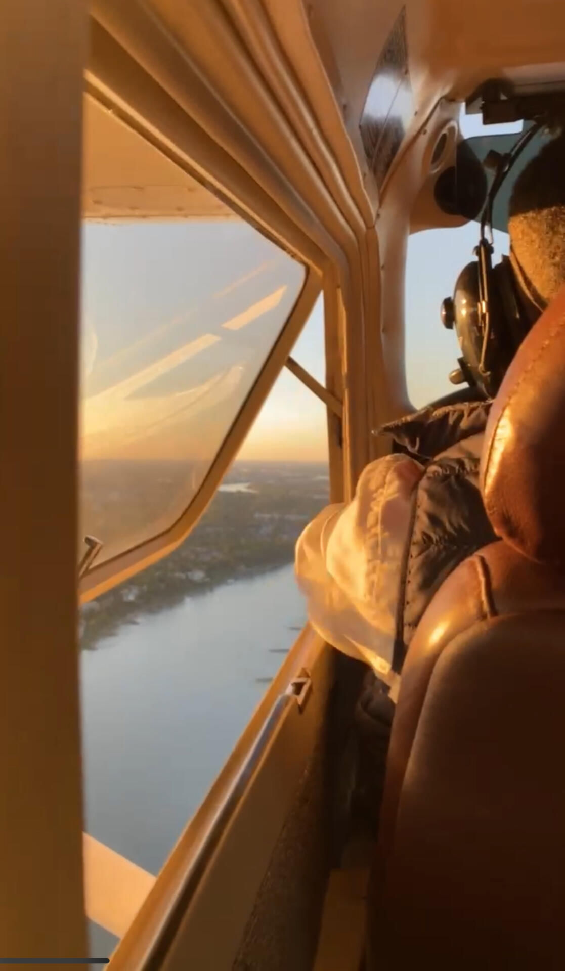 Sonnenuntergang über dem Rhein 🌅