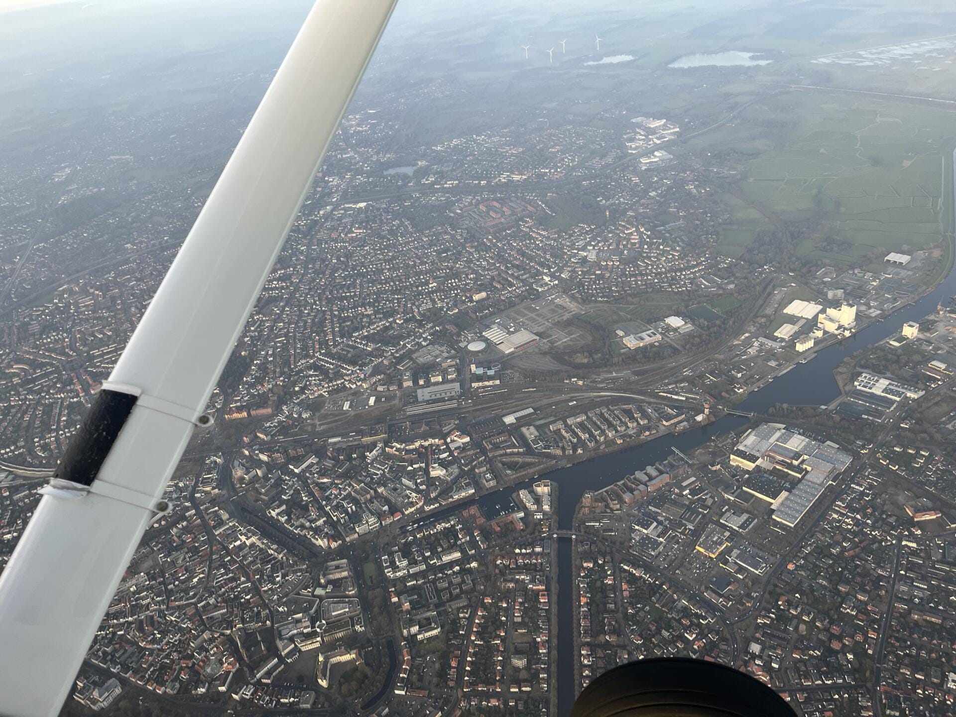 Rundflug über Oldenburg & Bremen