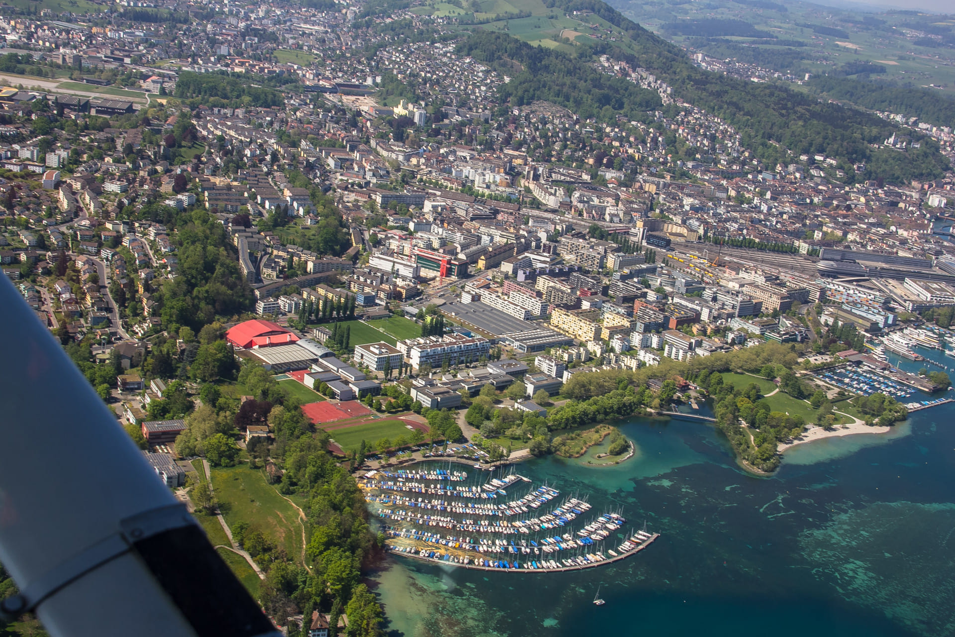 Überflug Luzern - Schönbühl -