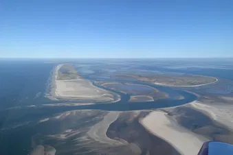 Rundflug um Borkum, Memmert und Juist