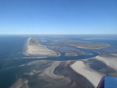 Rundflug um Borkum,  Memmert und Juist
