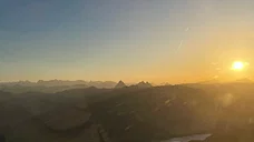 Sonnenuntergang- Alpen