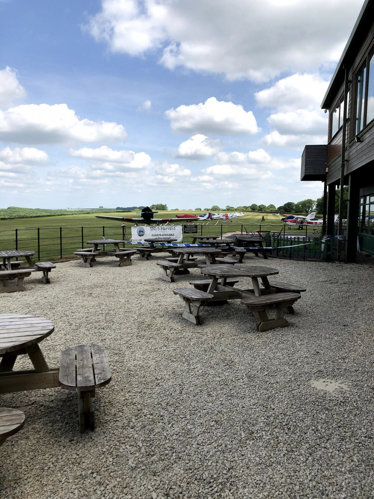 Fly to Compton Abbas in Dorset for lunch