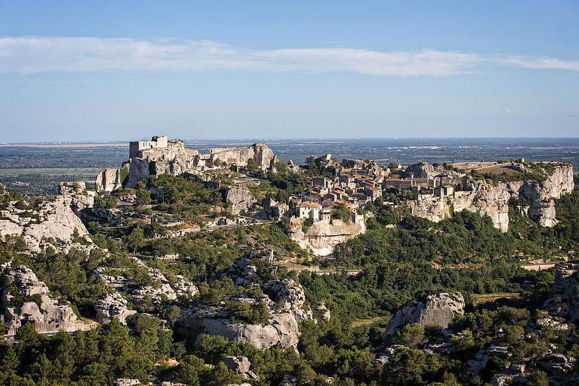 Les baux, le pont du gard et le mont ventoux