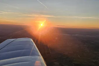 Vol de nuit autour de Valence