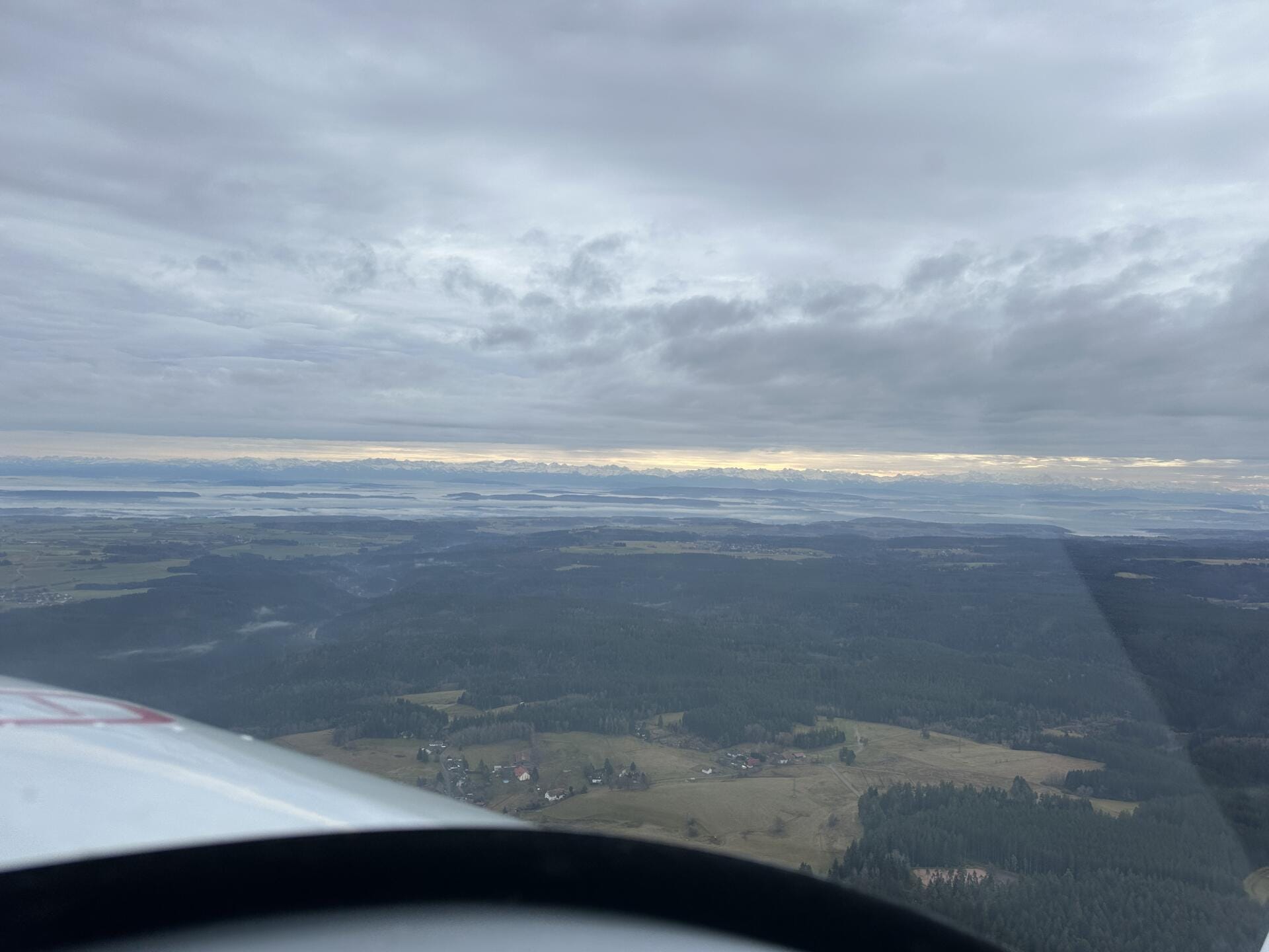 Rundflug über den Bodensee
