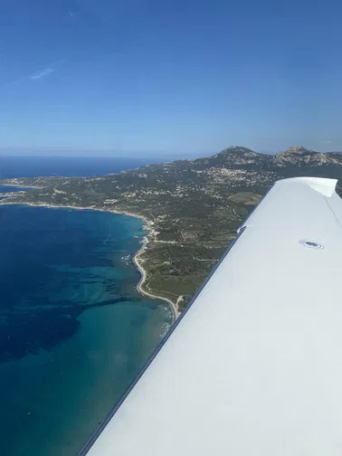 La Corse depuis Merville, Lille, Le Touquet