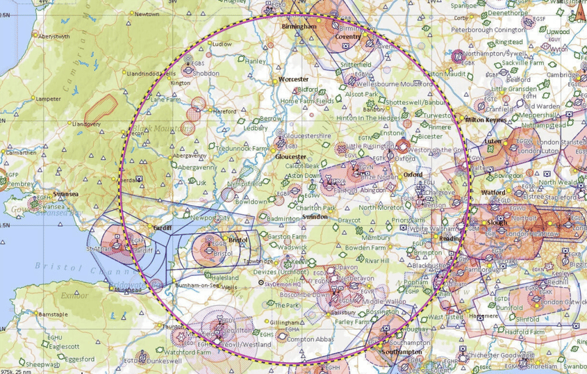 Explore 50 Miles: Round-trip Flight from Kemble