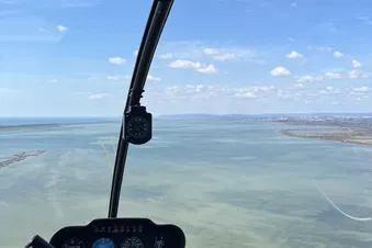 La camargue en Helicoptère