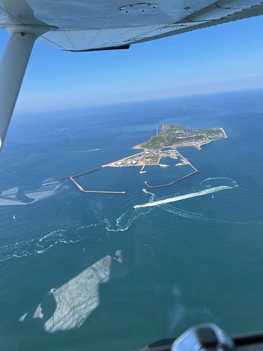 Rundflug über Helgoland und Cuxhaven