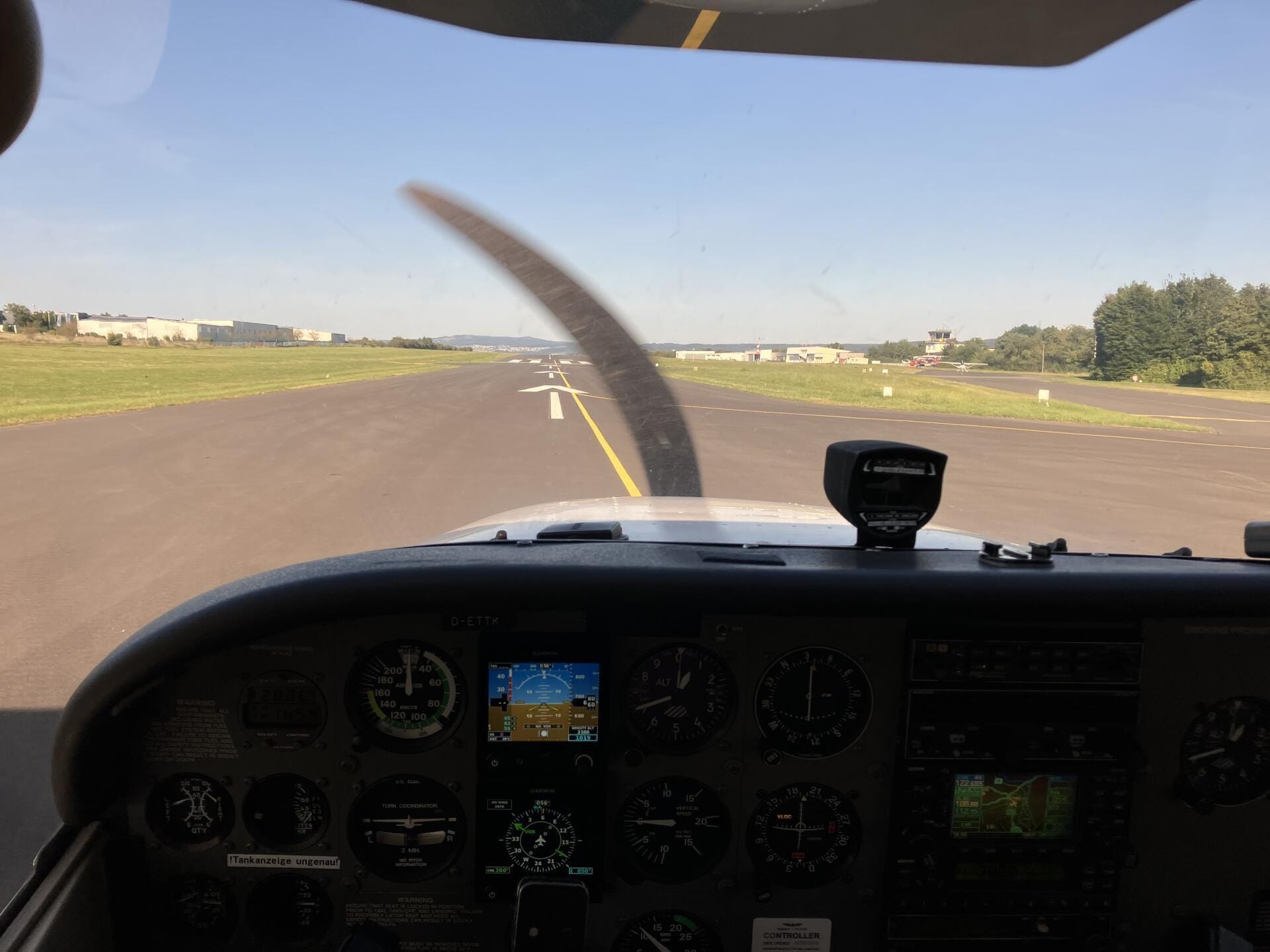 Takeoff in Koblenz