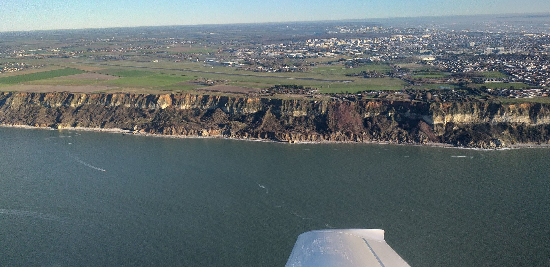 Vue du terrain du Havre