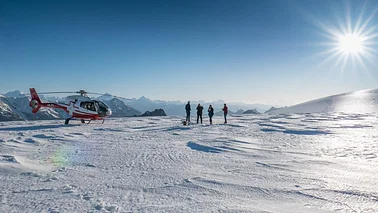 Alpenflug mit Gletscherapéro (100% CO2 kompensiert)