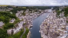 Scenic flight of Cornwall's North and South coast