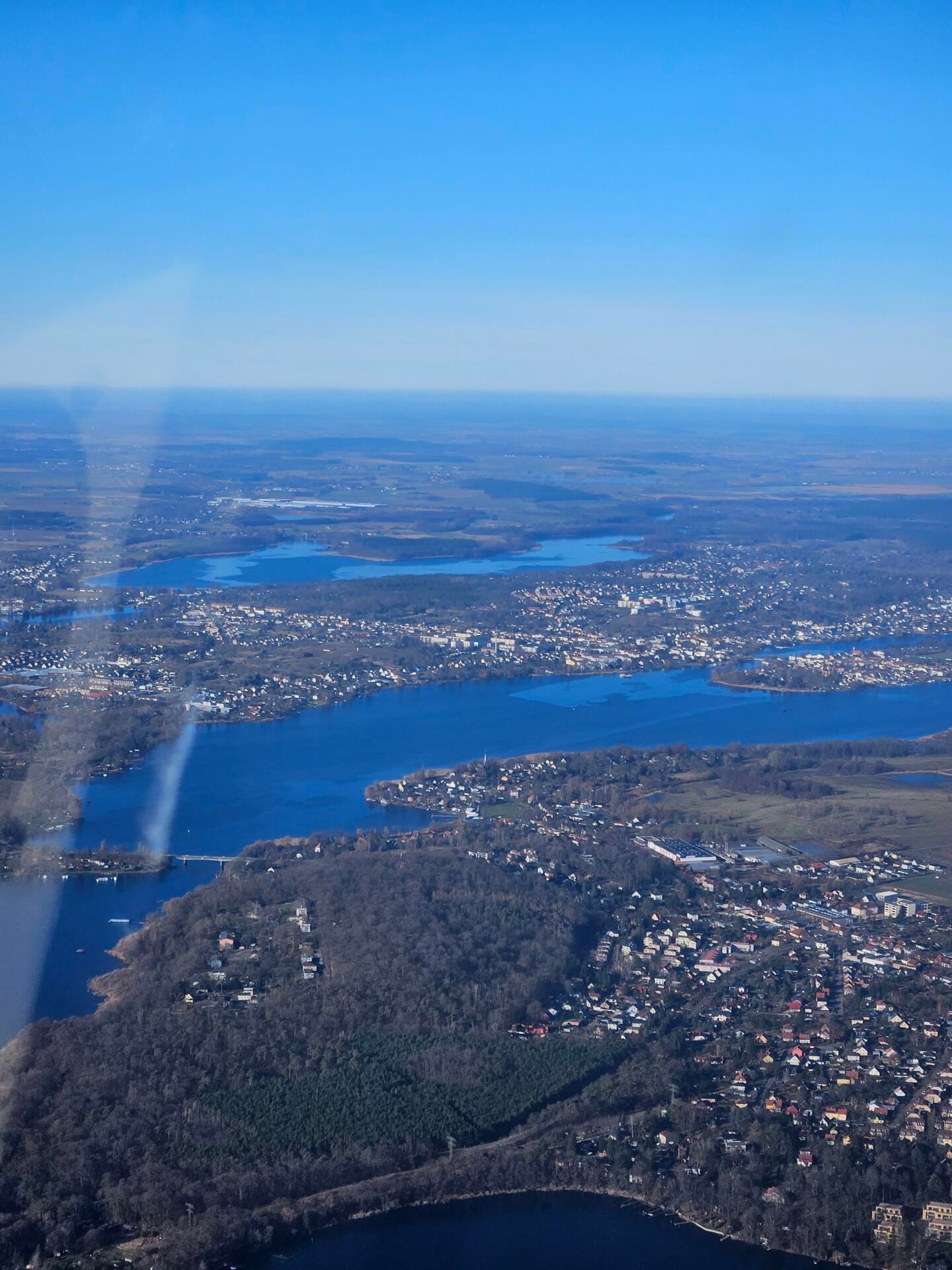 Rundflug über Potsdam