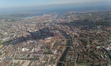 Flight over Dublin (Departing from Newcastle Co. Wicklow)