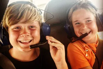 Flying over Oslo in Norway, take off from Kjeller