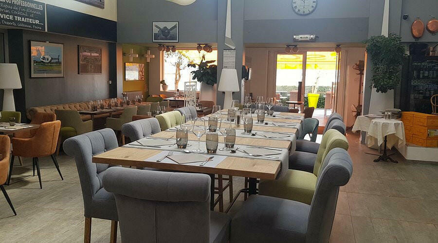 Restaurant l'Escale dans l'Aéroport du Touquet