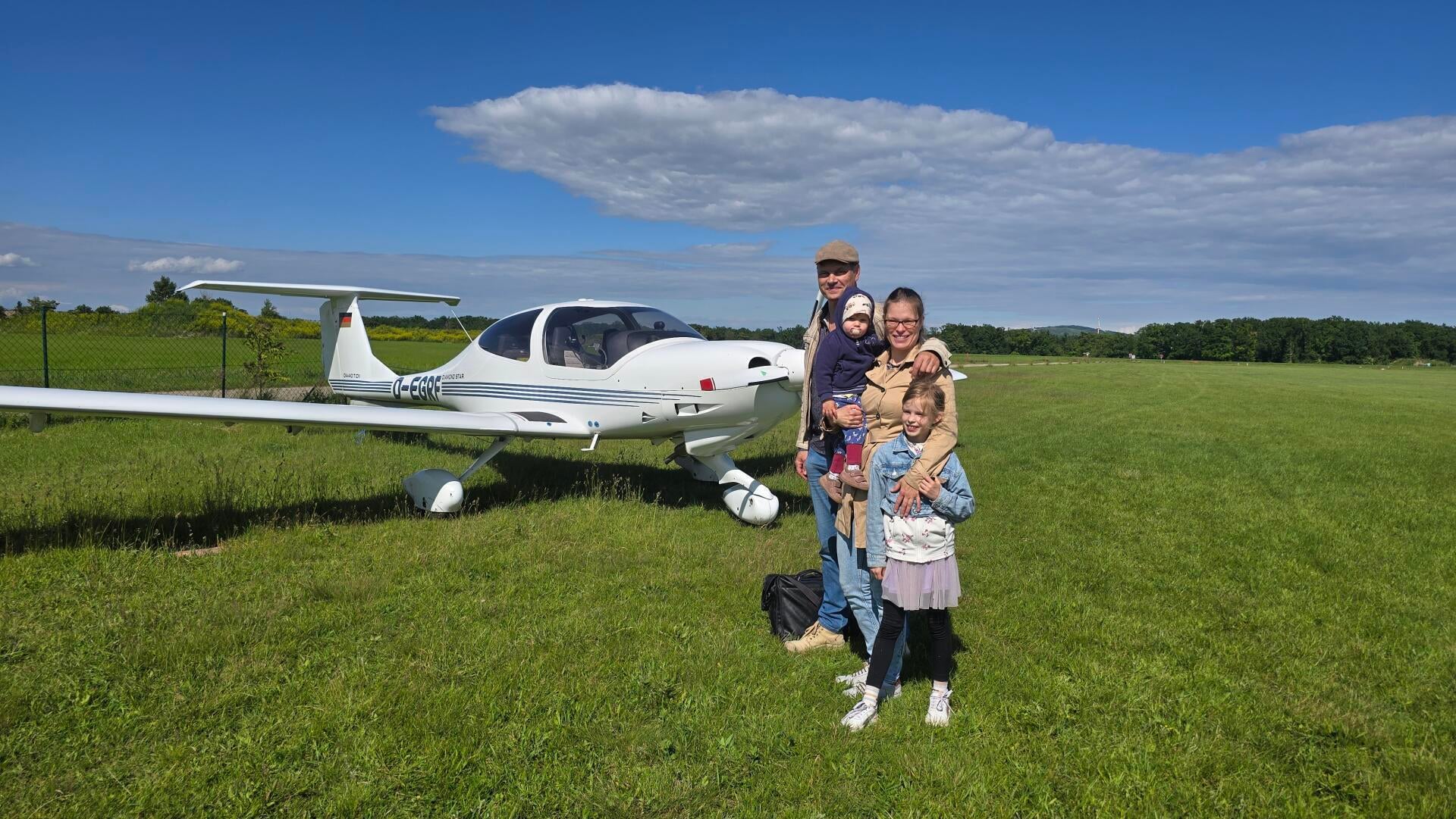 DA 40 nach Wien